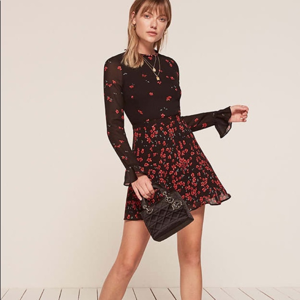 Reformation Lila ruffle dress